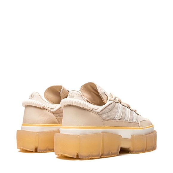 adidas X IVY PARK super sleek sneakers in Halo Ivory /Chalk White/Gum size 8.5 - Picture 3 of 5